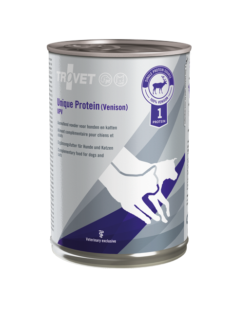 Trovet Unique Protein UPV peura kissalle ja koiralle 6 x 400 g