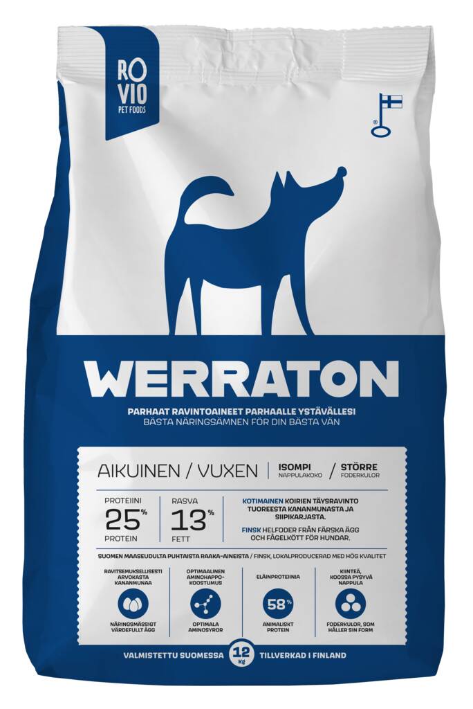 Werraton Aikuinen koiranruoka 12 kg