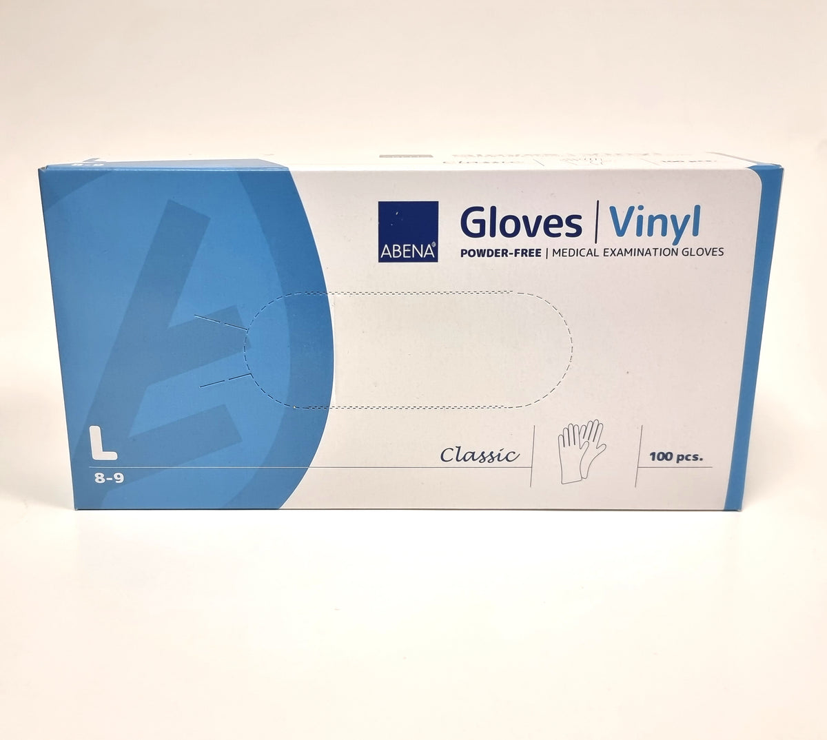 Abena Vinyyli tutkimuskäsineet 8-9 L 100 kpl PÄIVÄYSTARJOUS