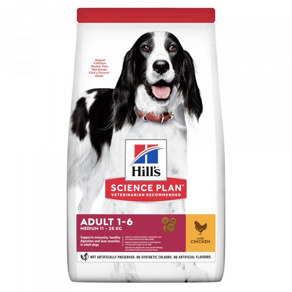Hill's SP Adult Medium with Chicken koiralle 12 kg