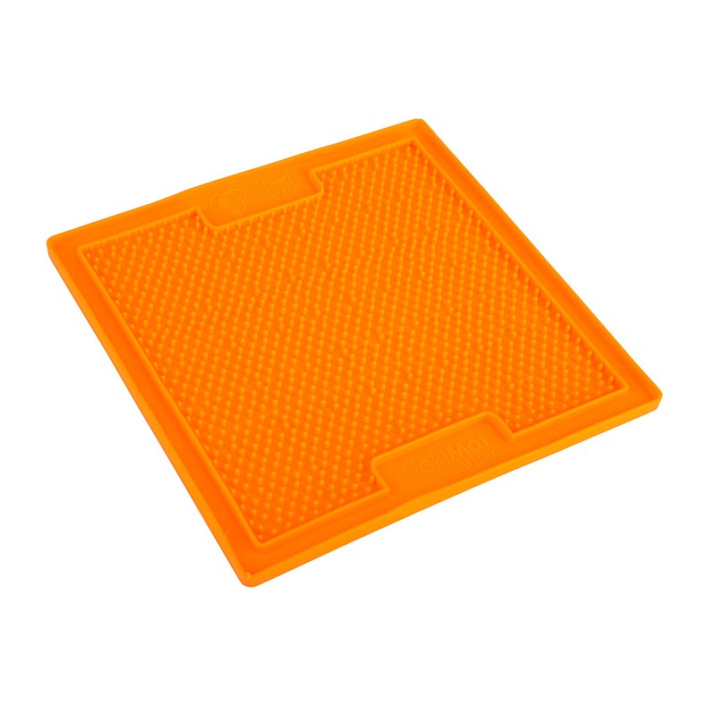 LickiMat Soother Aktivointimatto oranssi 20 cm x 20 cm