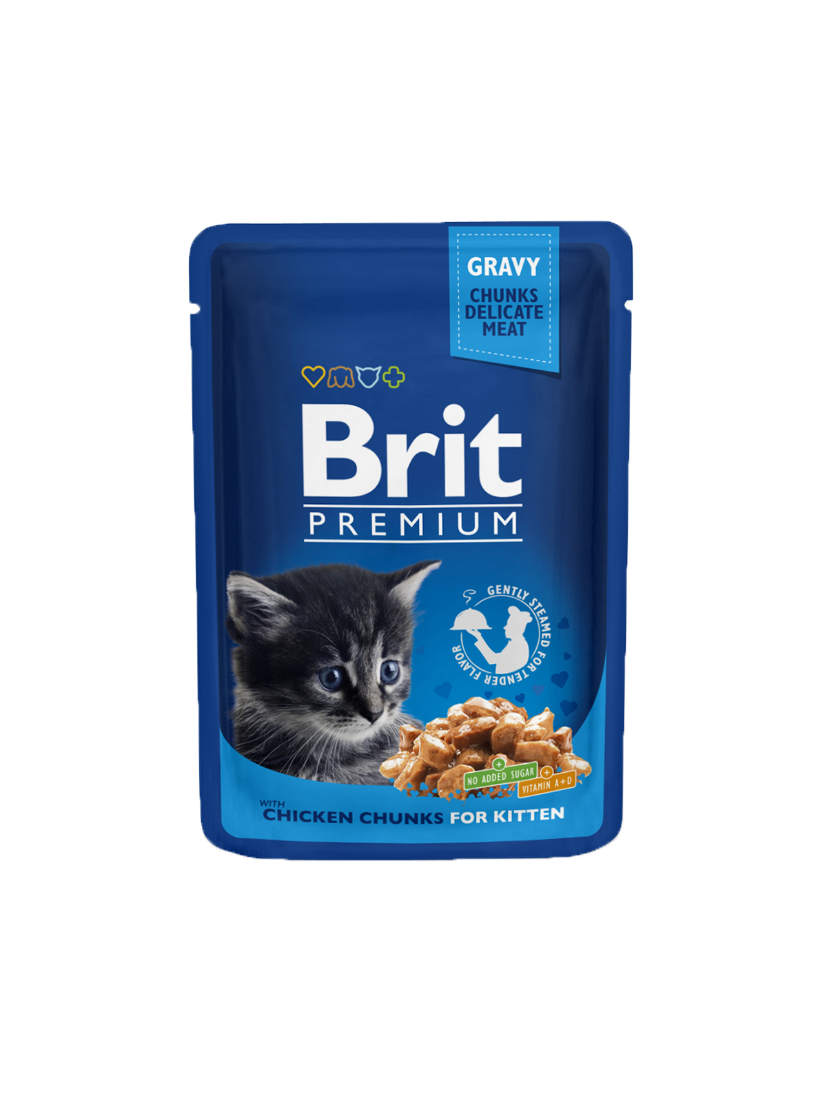 Brit Premium Cat Kana kastikkeessa kissanpennuille 100 g