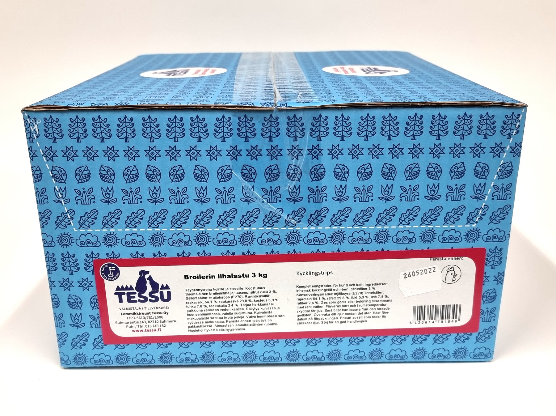 Tessu Broilerin lihalastu 3 kg SÄÄSTÖPAKKAUS