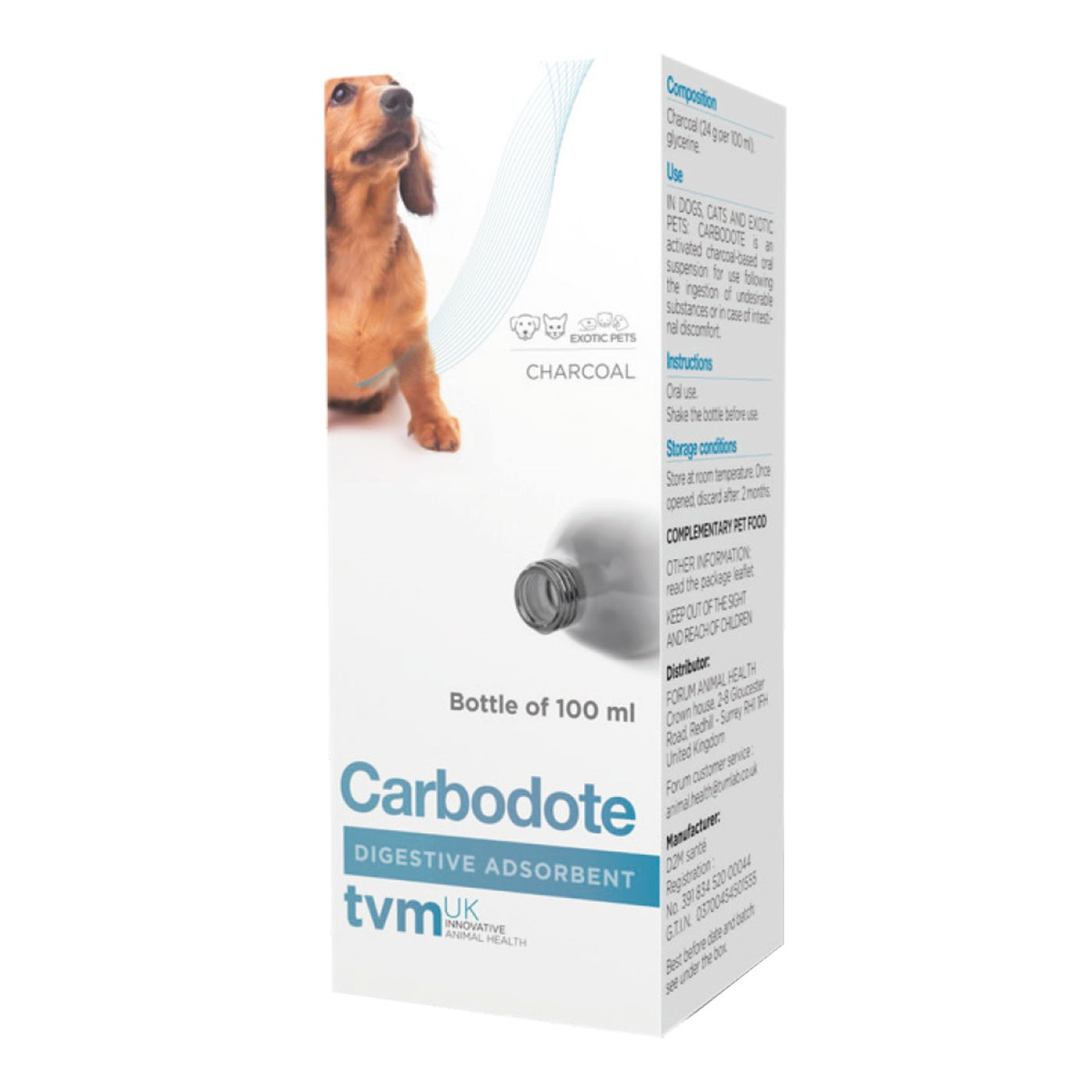 Carbodote tvm suspensio kissalle ja koiralle 100 ml