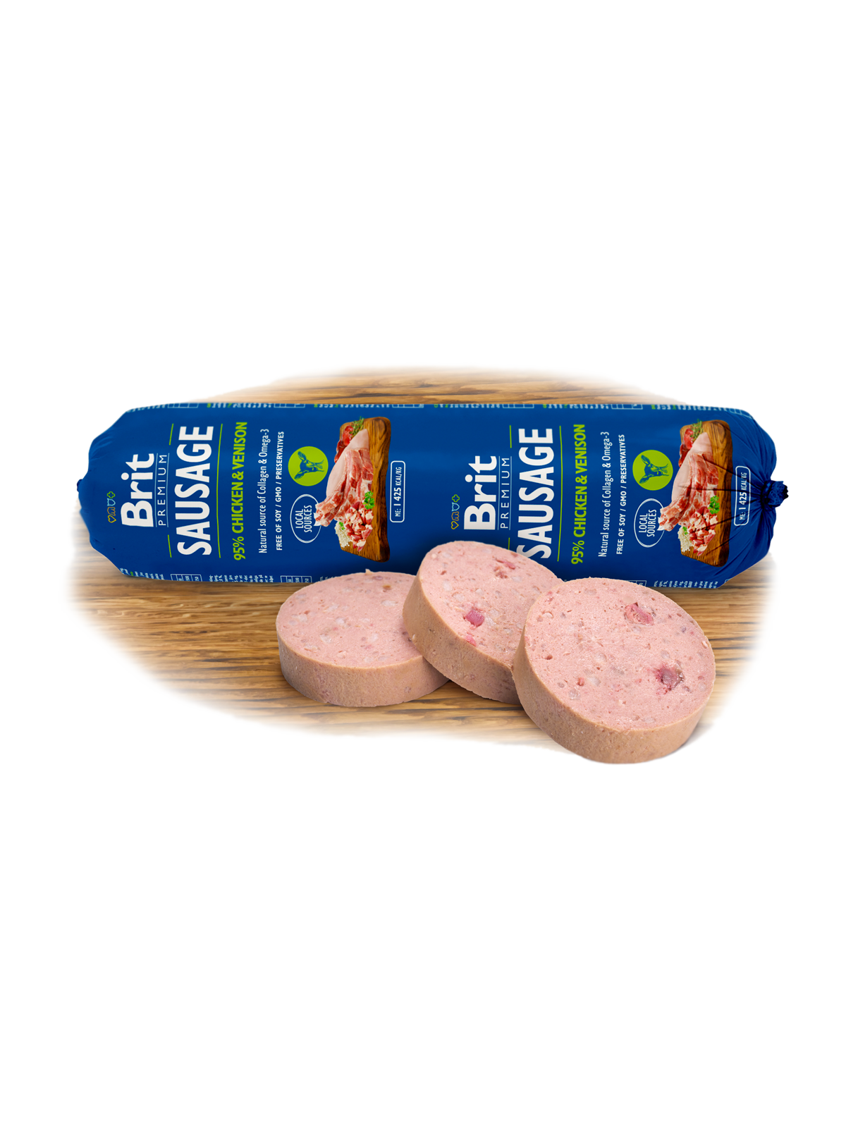 Brit Premium Kana-riista koiranmakkara 12 x 800 g