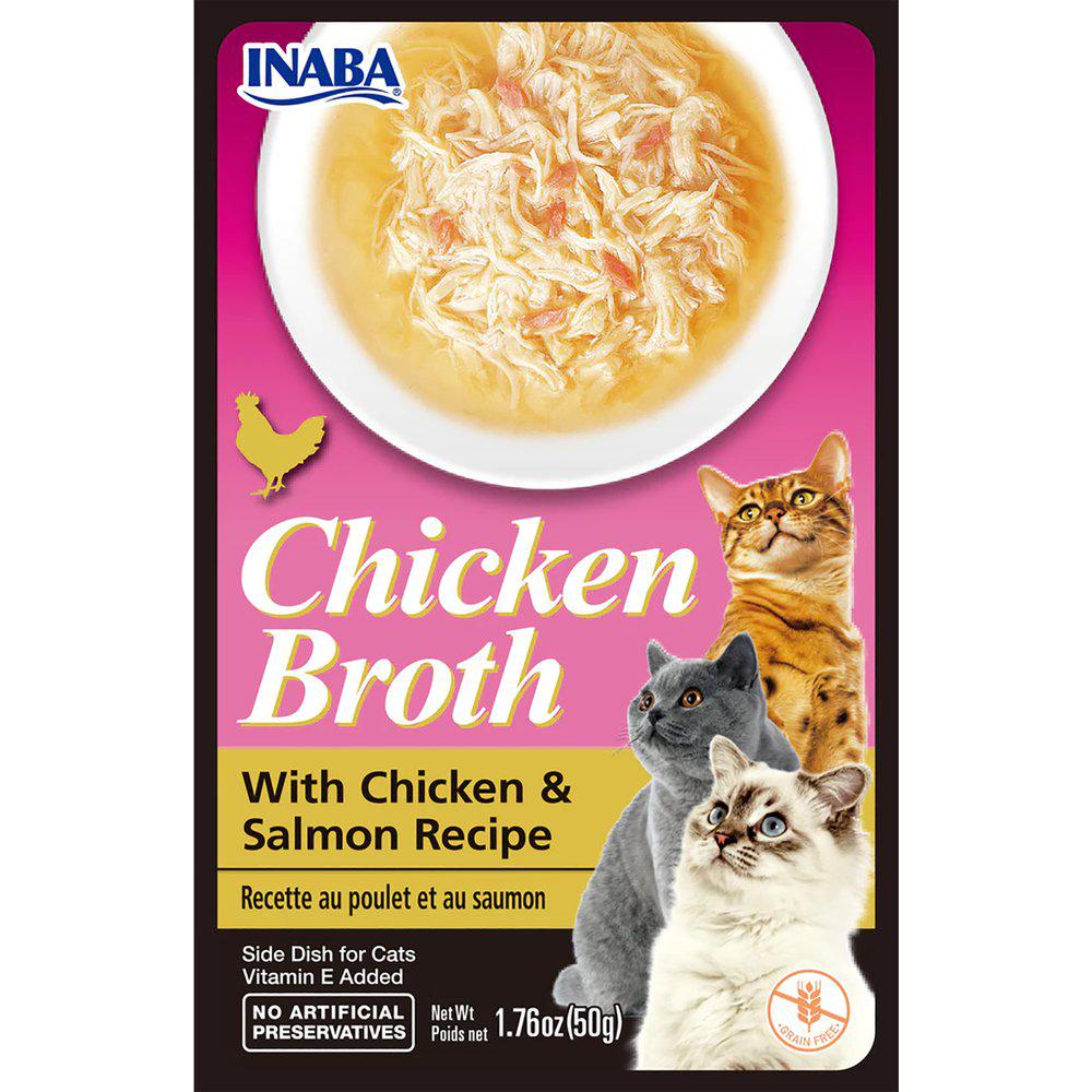 Ciao Chicken broth with chicken & salmon kissalle 40 g