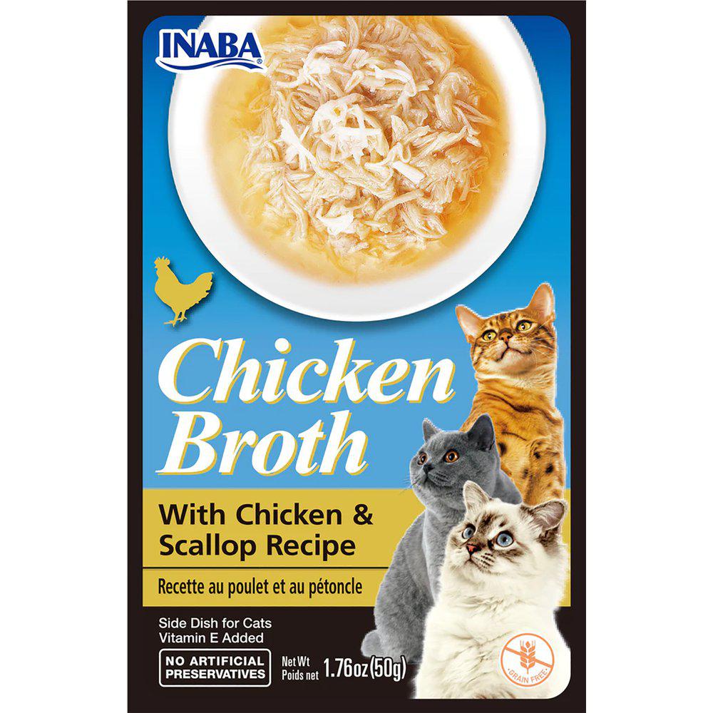 Ciao Chicken broth with chicken & scallops kissalle 12 x 40 g