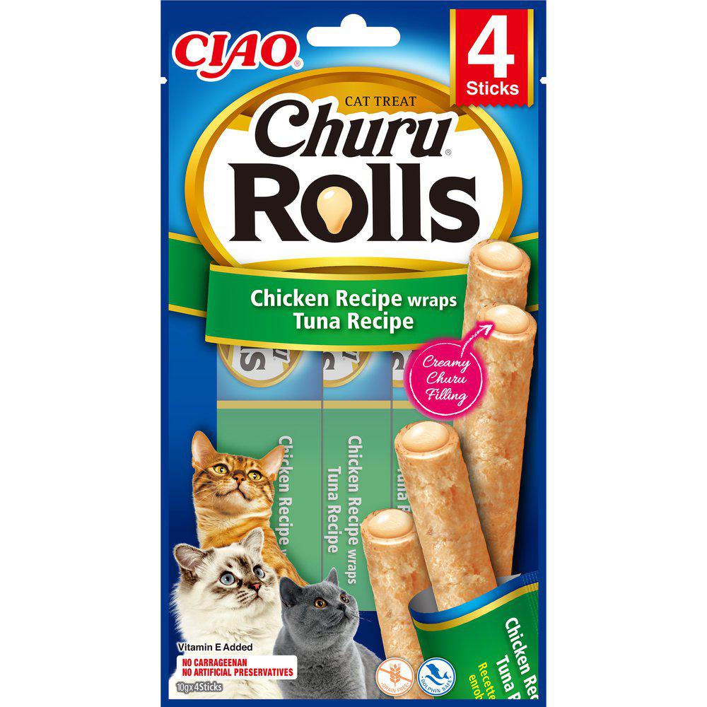 Churu Rolls kana-tonnikala kissalle 4 x 10 g