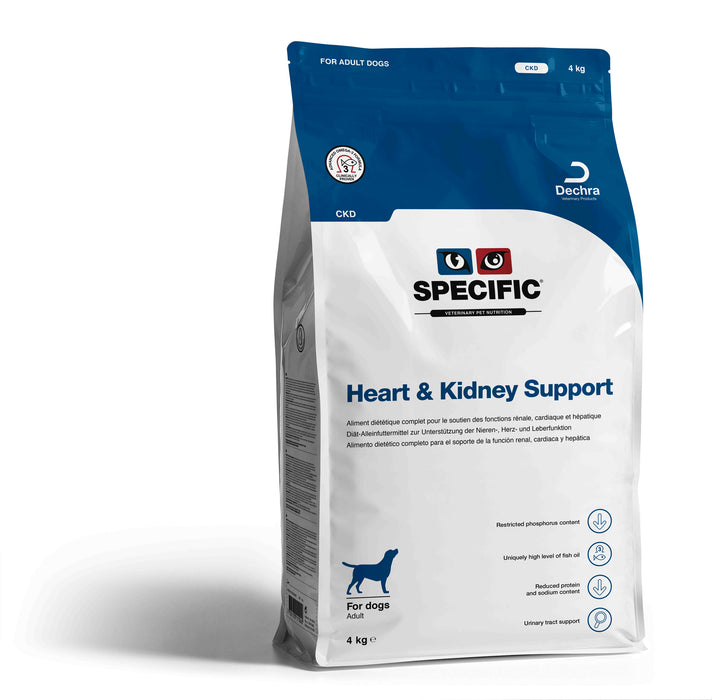 Specific CKD Heart & Kidney Support koiralle 3 x 4 kg SÄÄSTÖPAKKAUS