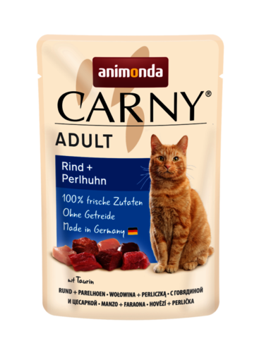 Animonda Carny Adult nauta & helmikana kissalle 85 g MAISTELUPAKKAUS