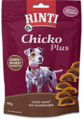 Rinti Extra Chicko Plus kana-maksamakkarapalat koiralle 80 g