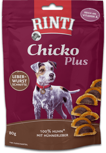 Rinti Extra Chicko Plus kana-maksamakkarapalat koiralle 80 g