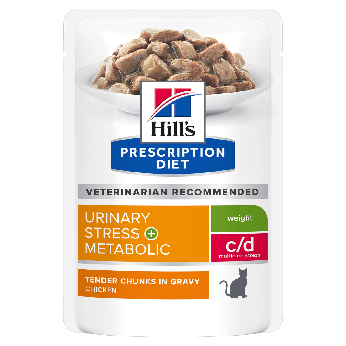 Hill's c/d Urinary Stress + Metabolic Chicken kissalle 12 x 85 g