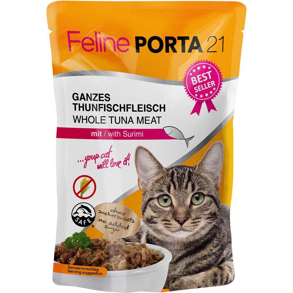 Feline Porta 21 Tonnikala & Surimi 100 g MAISTELUPAKKAUS