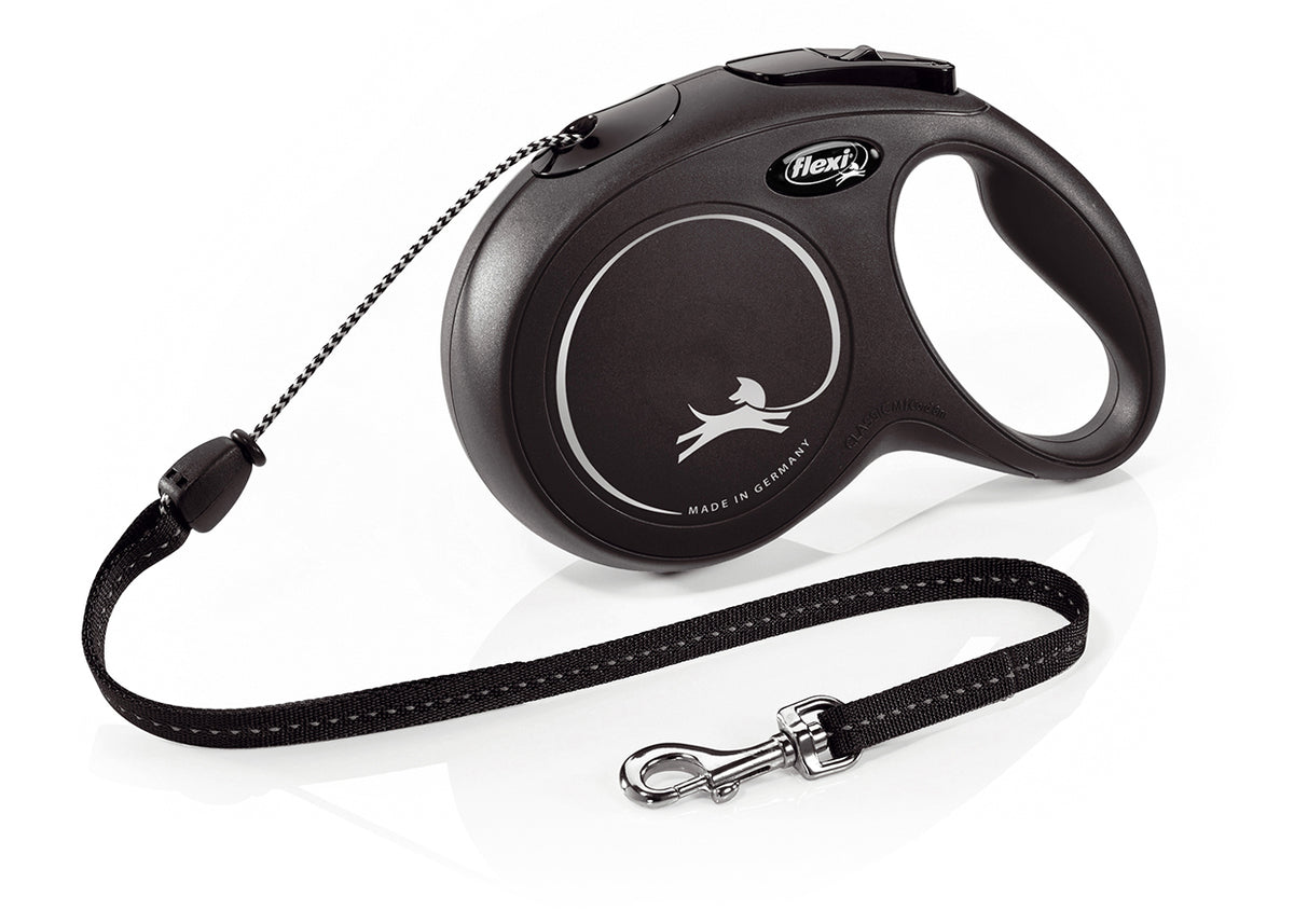 Flexi Classic pyöröpunos musta M 8 m