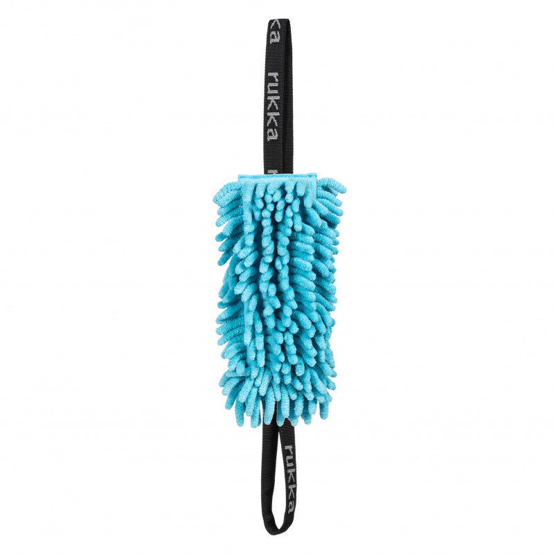 Rukka Fluffy lelu kahdella käsilenkillä turkoosi