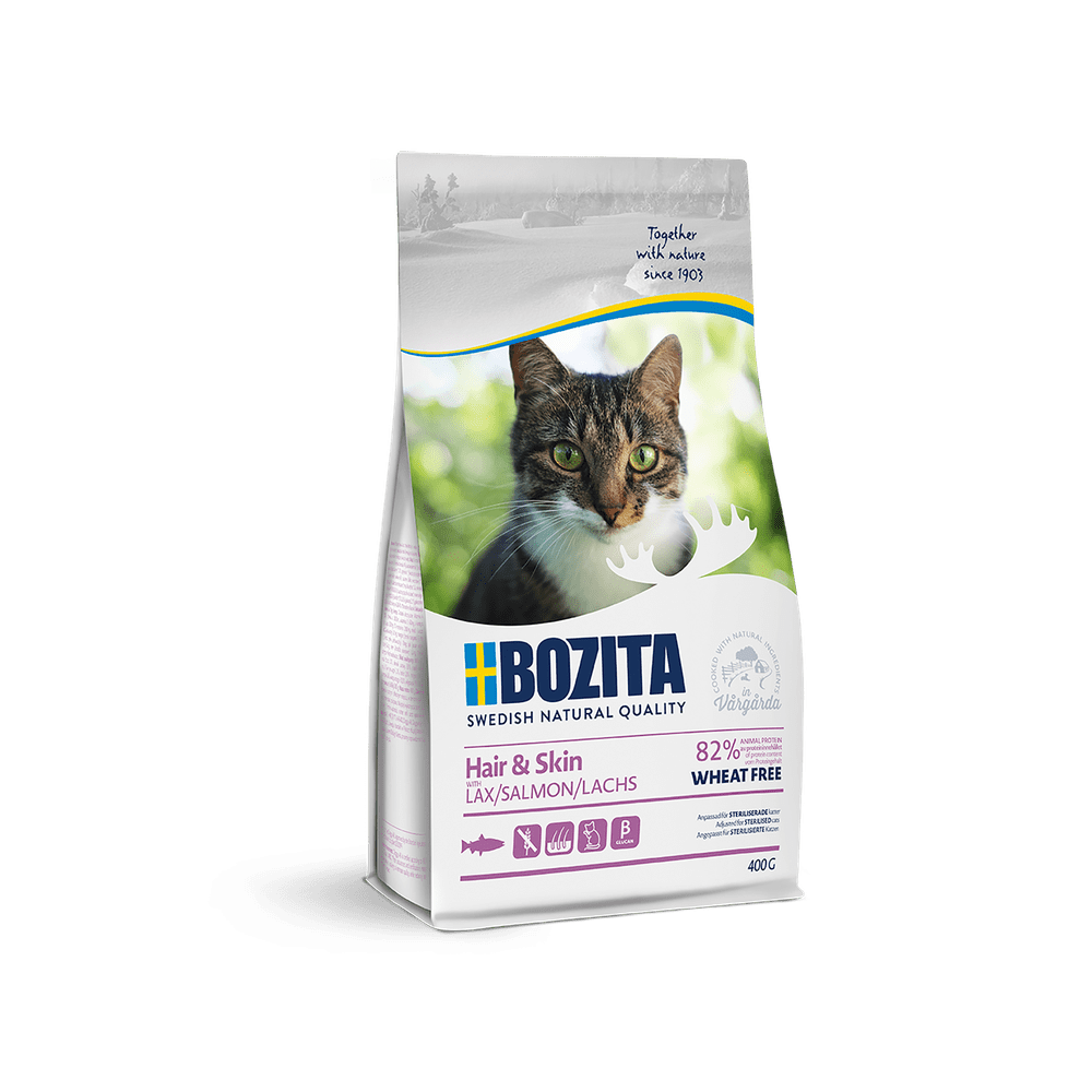 Bozita Hair & Skin Wheat Free Salmon kissalle 400 g