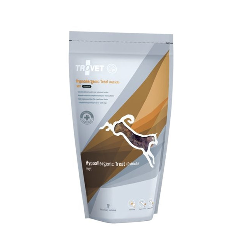Trovet HOT Strutsin maha Hypoallergenic Treat koiralle 150 g