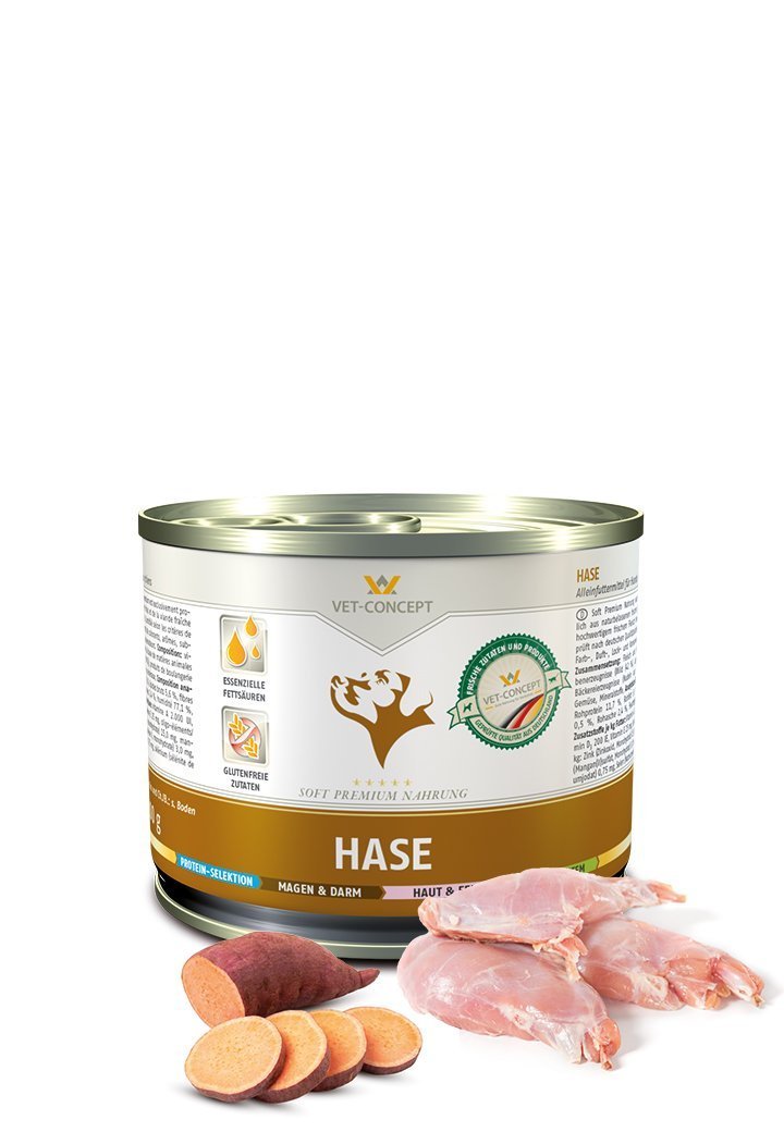 Vet Concept Koiramenu Hase Jänis 400 g