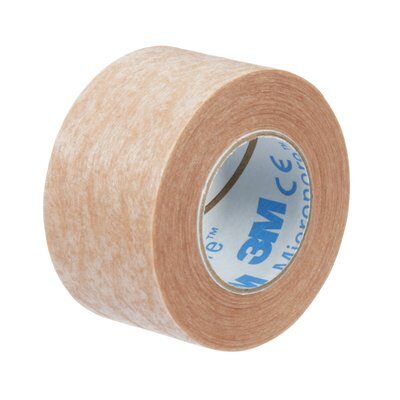 Micropore ruskea rulla 5,0 cm x 9,1 m 6 kpl