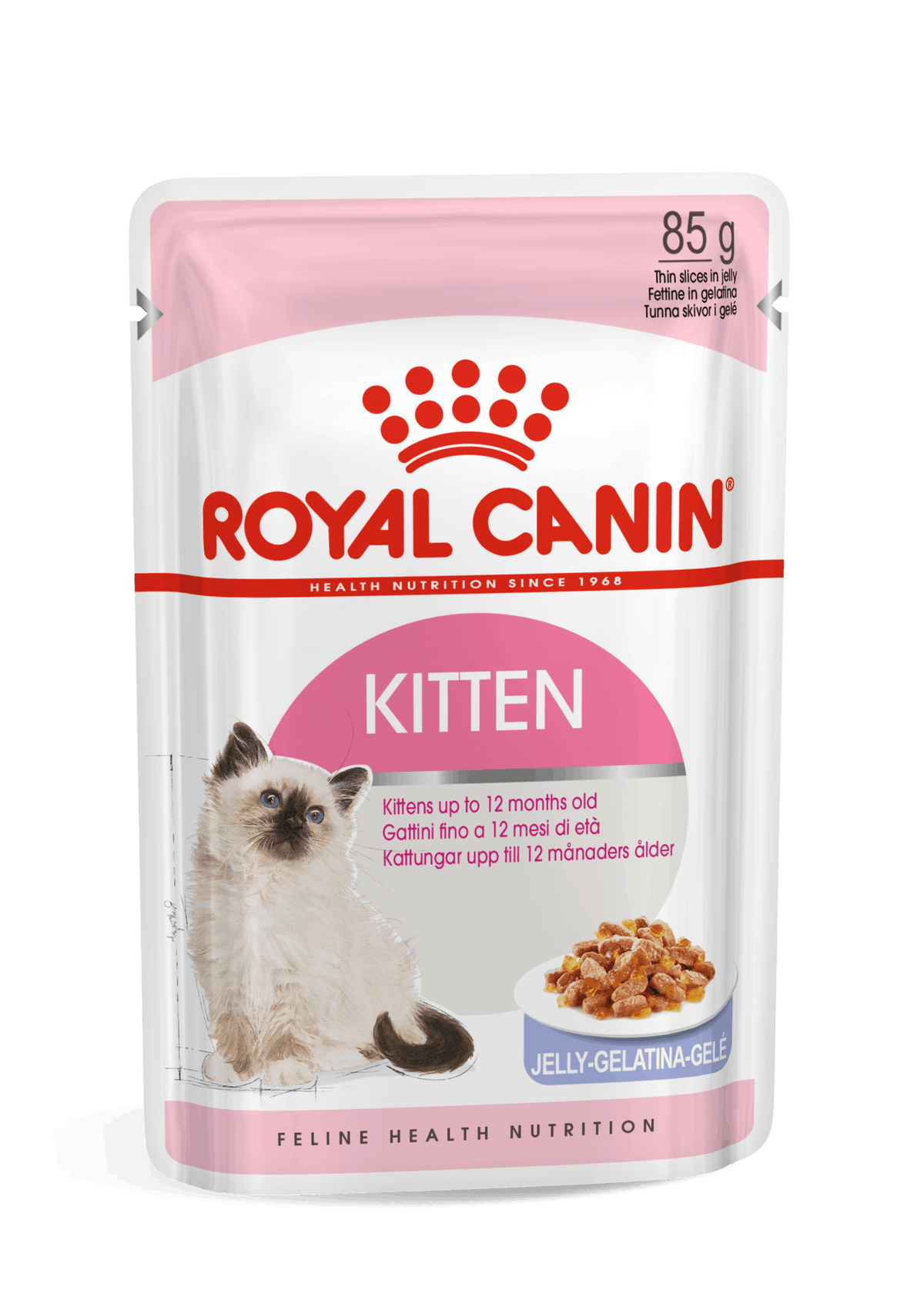 Royal Canin Kitten Jelly kissalle 85 g MAISTELUPAKKAUS