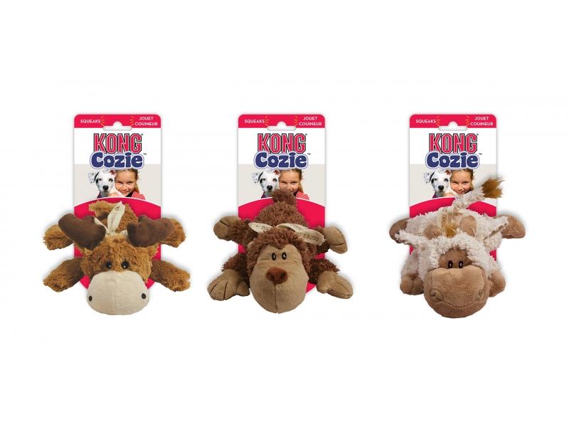 Kong Cozies Naturals M tummanruskea