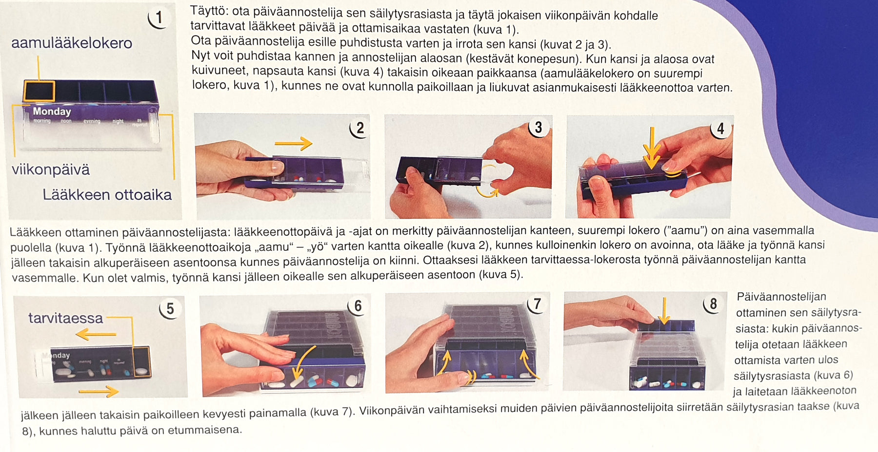 PharmaCare Lääkeannostelija sateenkaari
