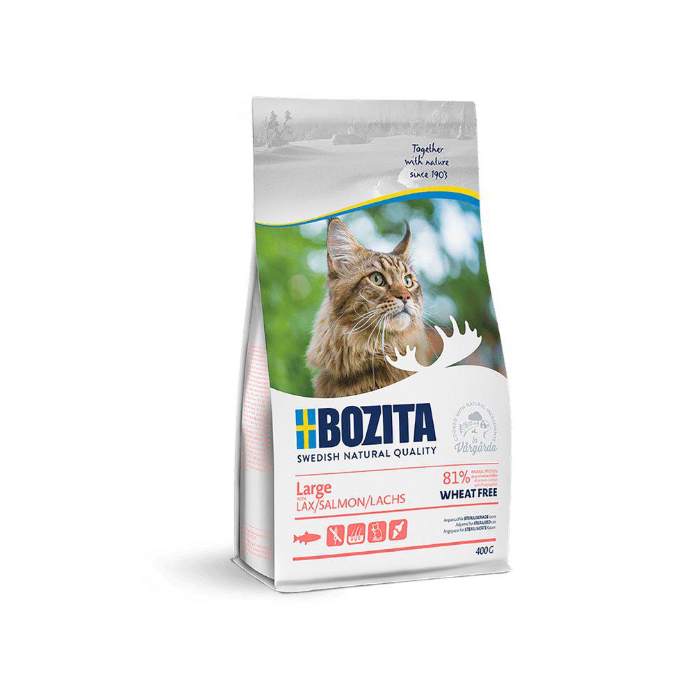 Bozita Large Wheat Free Salmon kissalle 10 kg RIKKOONTUNUT