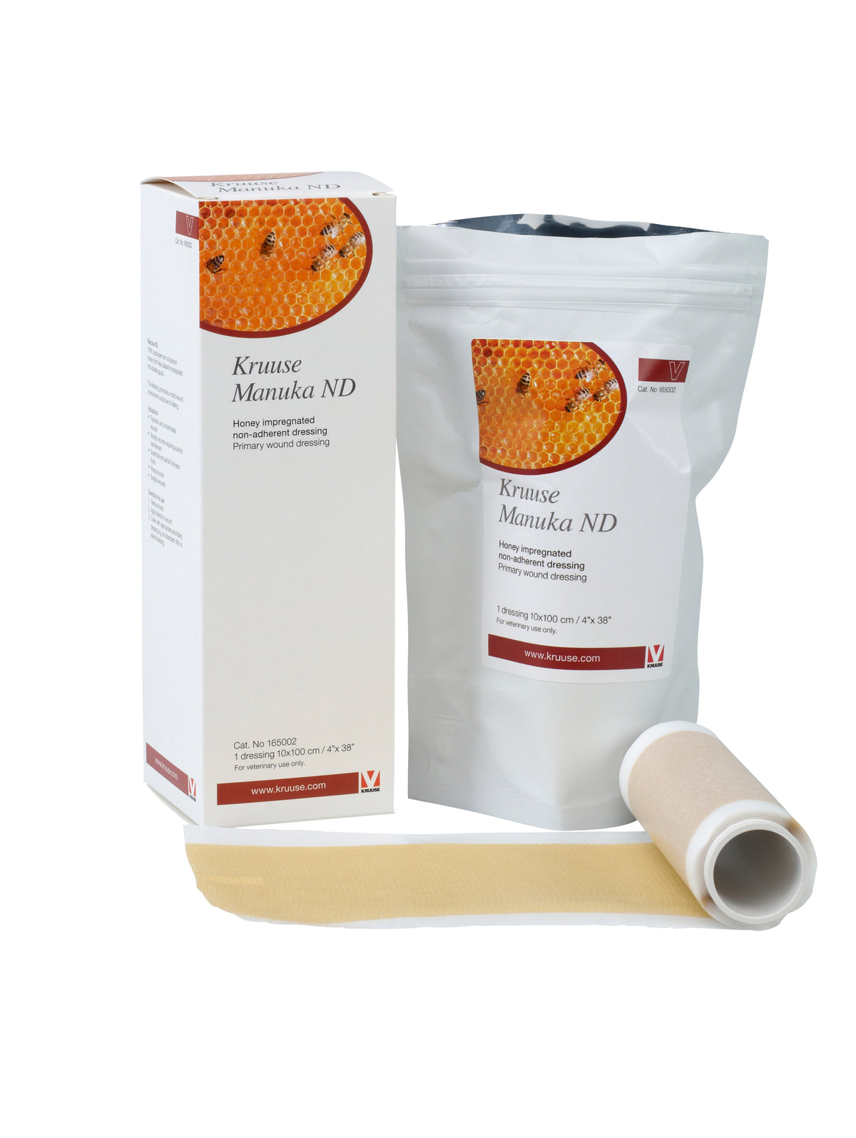 Kruuse Manuka ND hunajahaavaside 10 cm x 100 cm 1 kpl