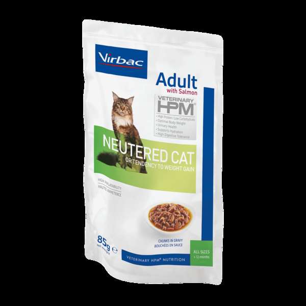 Virbac Adult Neutered with salmon kissalle 12 x 85 g
