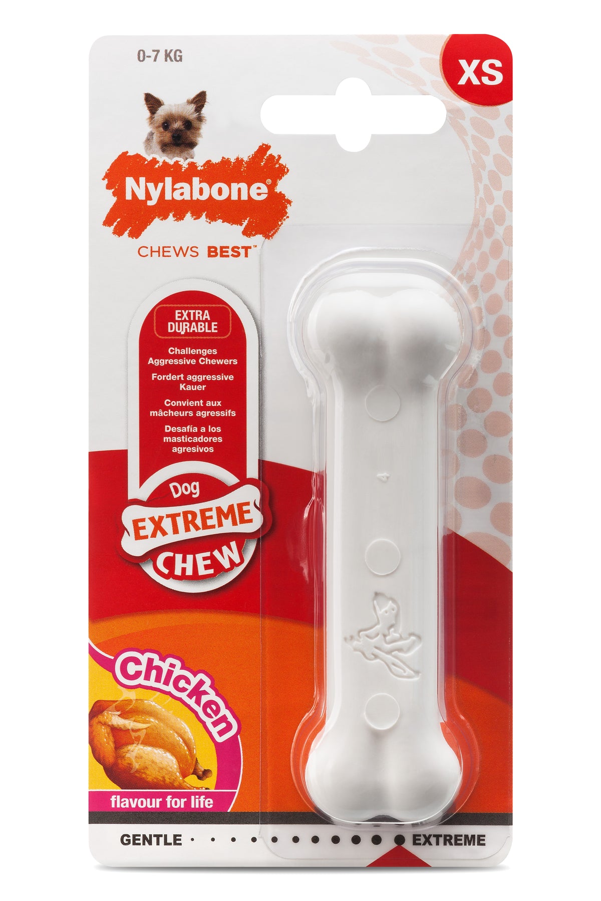 Nylabone Extreme Chew purulelu kana XS