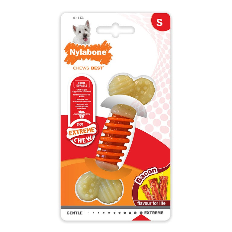 Nylabone Extreme Chew Pro Action purulelu pekoni S