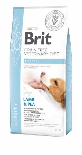 Brit Obesity Lamb & Pea koiralle 12 kg