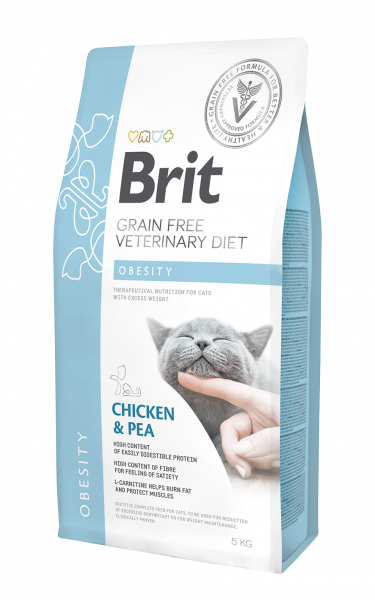 Brit Obesity Chicken & Pea kissalle 5 kg