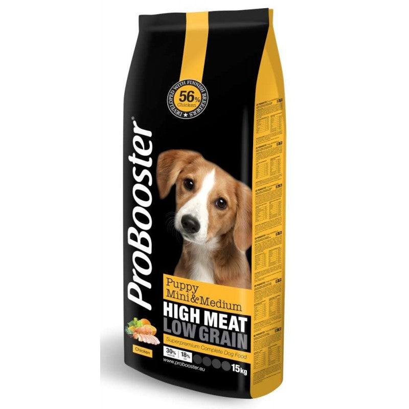 ProBooster Puppy Mini & Medium Chicken koiralle 15 kg