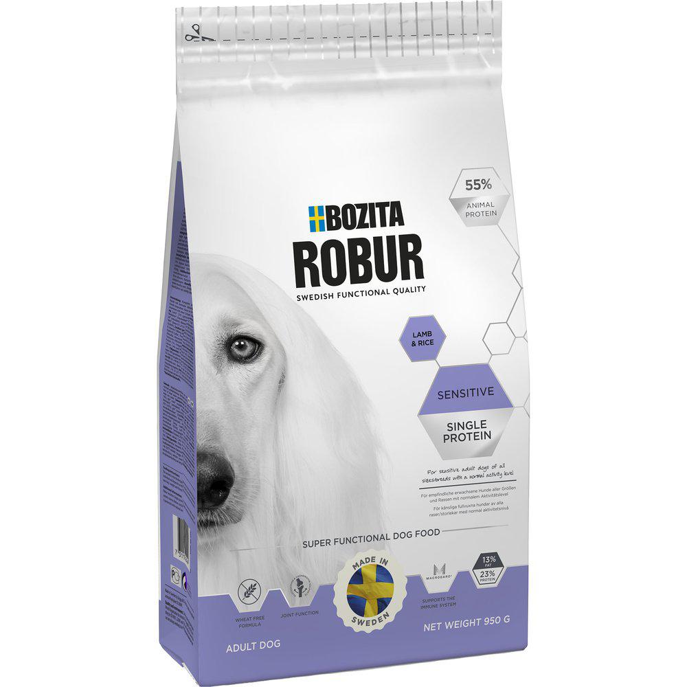Bozita Robur Sensitive Single Protein Lamb koiralle 12,5 kg