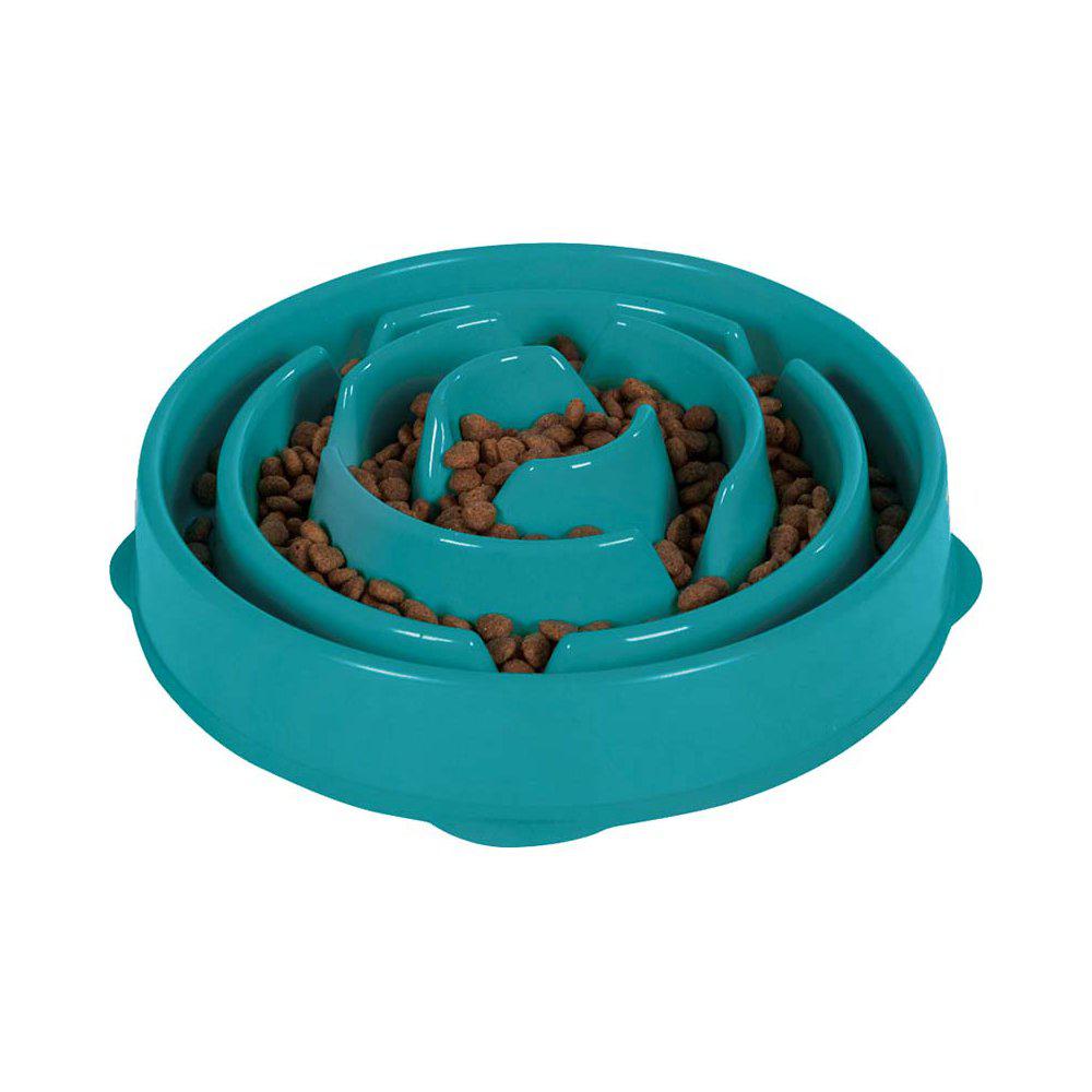 Outward Hound Fun Feeder Slo-bowl ruokakuppi turkoosi L
