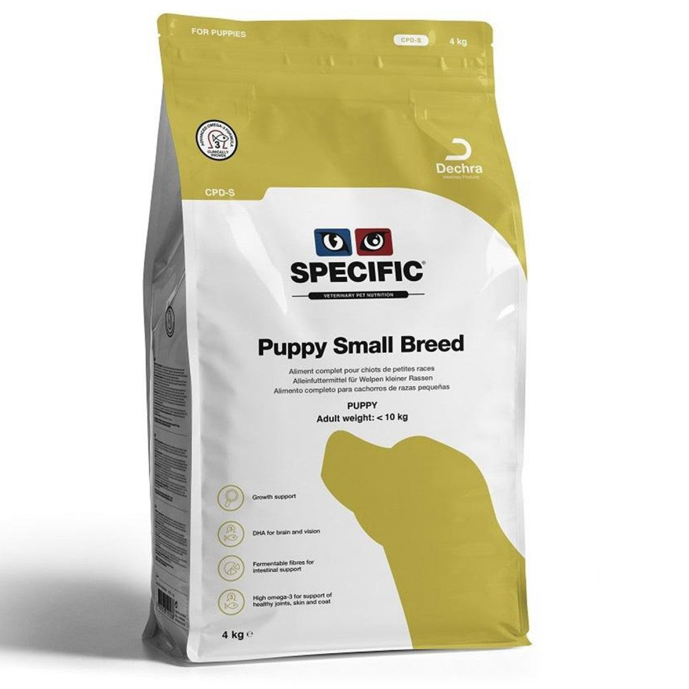 Specific CPD-S Puppy Small Breed koiralle 4 kg PÄIVÄYSTARJOUS