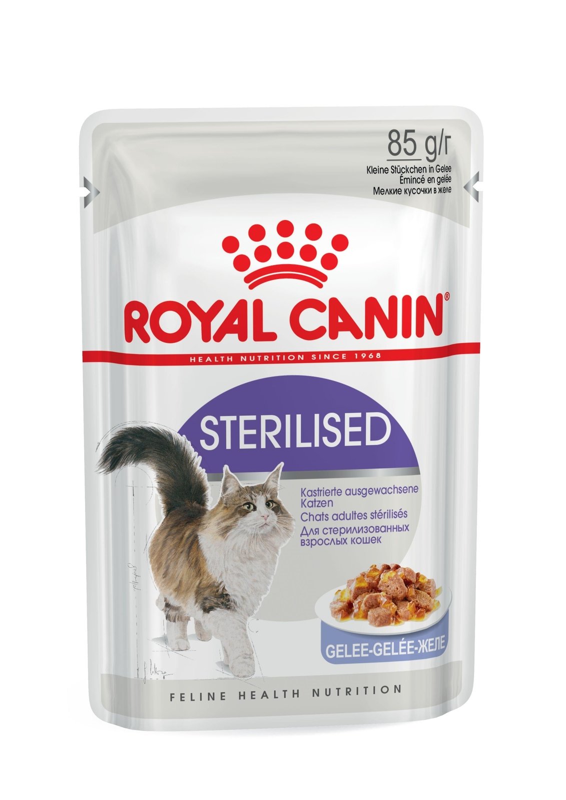 Royal Canin Sterilised Jelly kissalle 85 g MAISTELUPAKKAUS