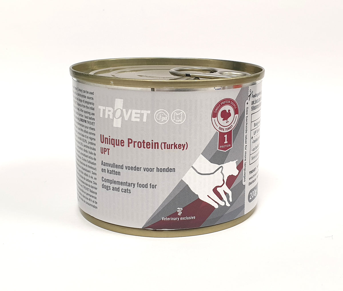 Trovet Unique Protein UPT kalkkuna kissalle ja koiralle 200 g MAISTELUPAKKAUS