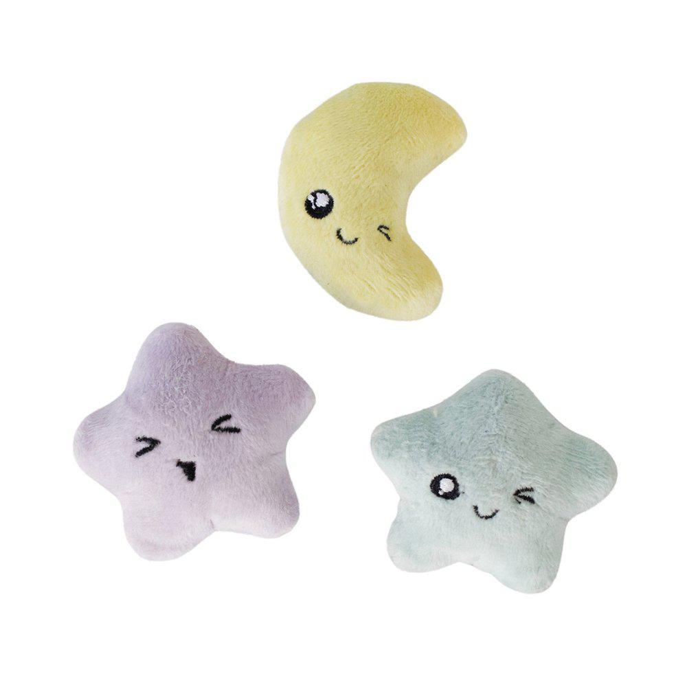 Petstages Toss n' twinkle 3 kpl kissanlelu