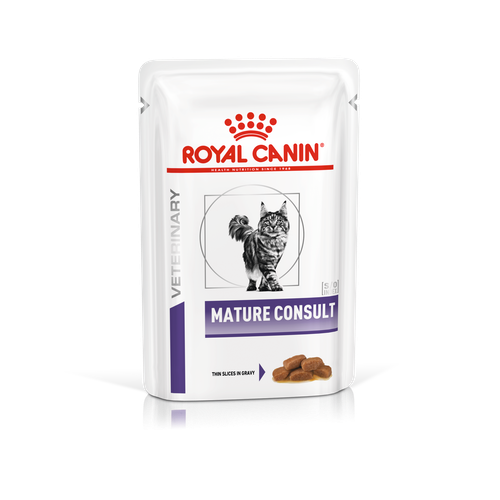 Royal Canin Veterinary Diets Health Management Mature Consult kissalle 85 g MAISTELUPAKKAUS