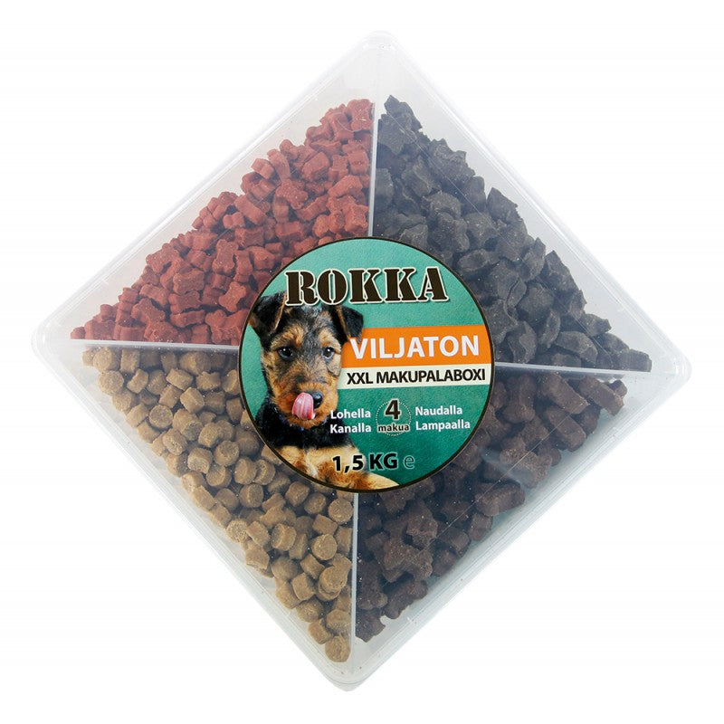 Rokka Viljaton XXL Makupalaboxi 1,5 kg SÄÄSTÖPAKKAUS