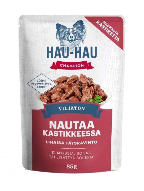 Hau-Hau Champion Viljaton nautaa kastikkeessa 28 x 85 g