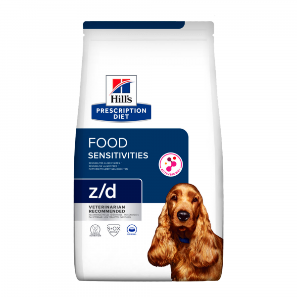 Hill's z/d Food Sensitivities koiralle 3 kg