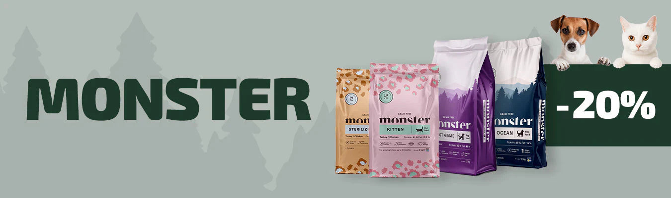 Monster kuivaruokia -20%