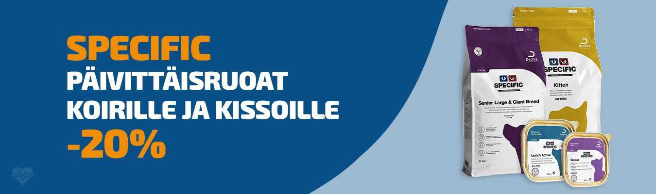 Specific päivittäisruoat koirille ja kissoille -20%