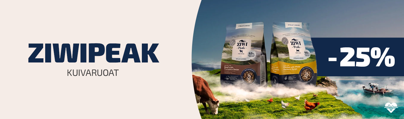 Ziwipeak kuivaruoat -25%