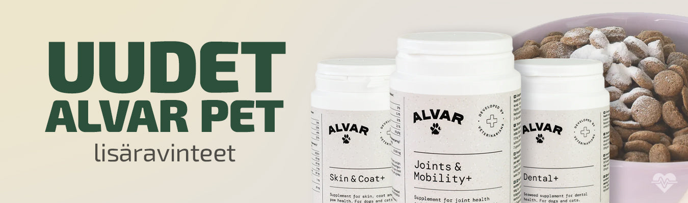 Uudet Alvar Pet lisäravinteet