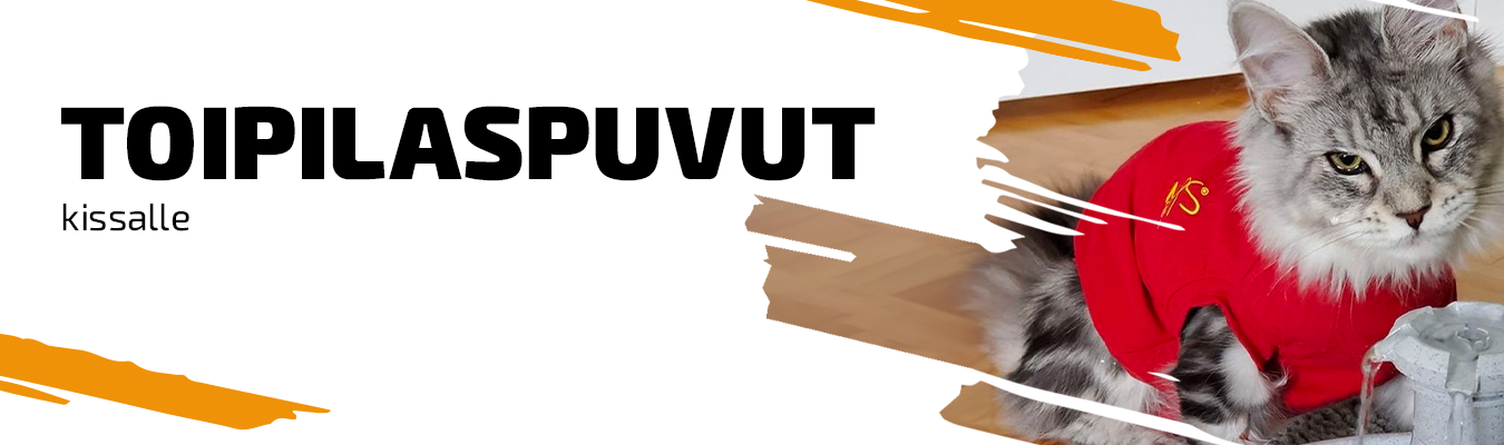 Toipilaspuvut kissalle